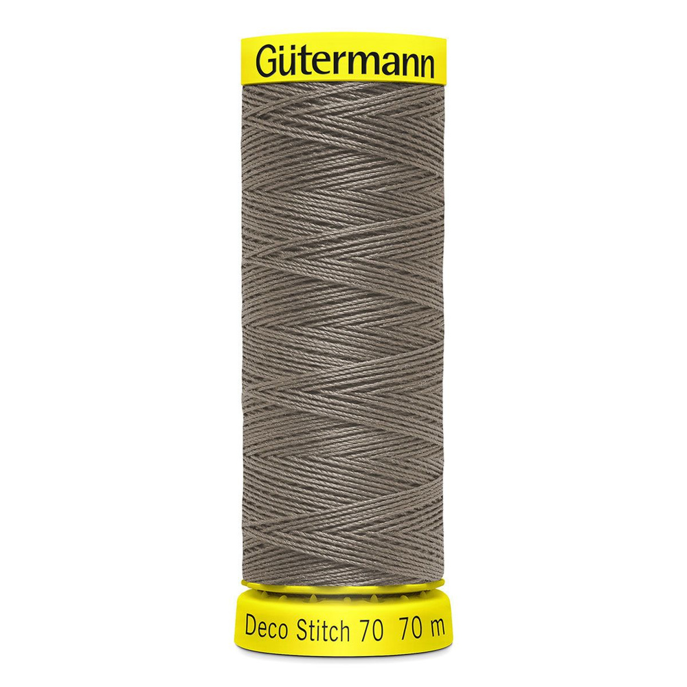 05 Нить Deco Stitch 70 для декоративных швов, 70м, 100% п/э Gutermann 702160 (727 дымчато серо-зеленый) #1