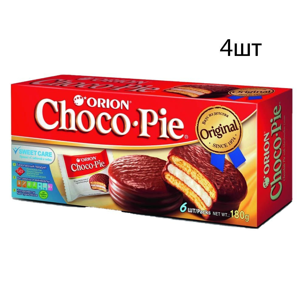 Печенье ORION Choco Pie (6 х 30г) - 4шт #1