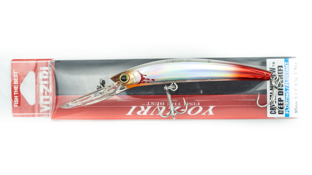 Воблер Yo-Zuri/Duel Crystal Minnow Deep Diver 90 F, 9.5 г, R1134-HBGS #1