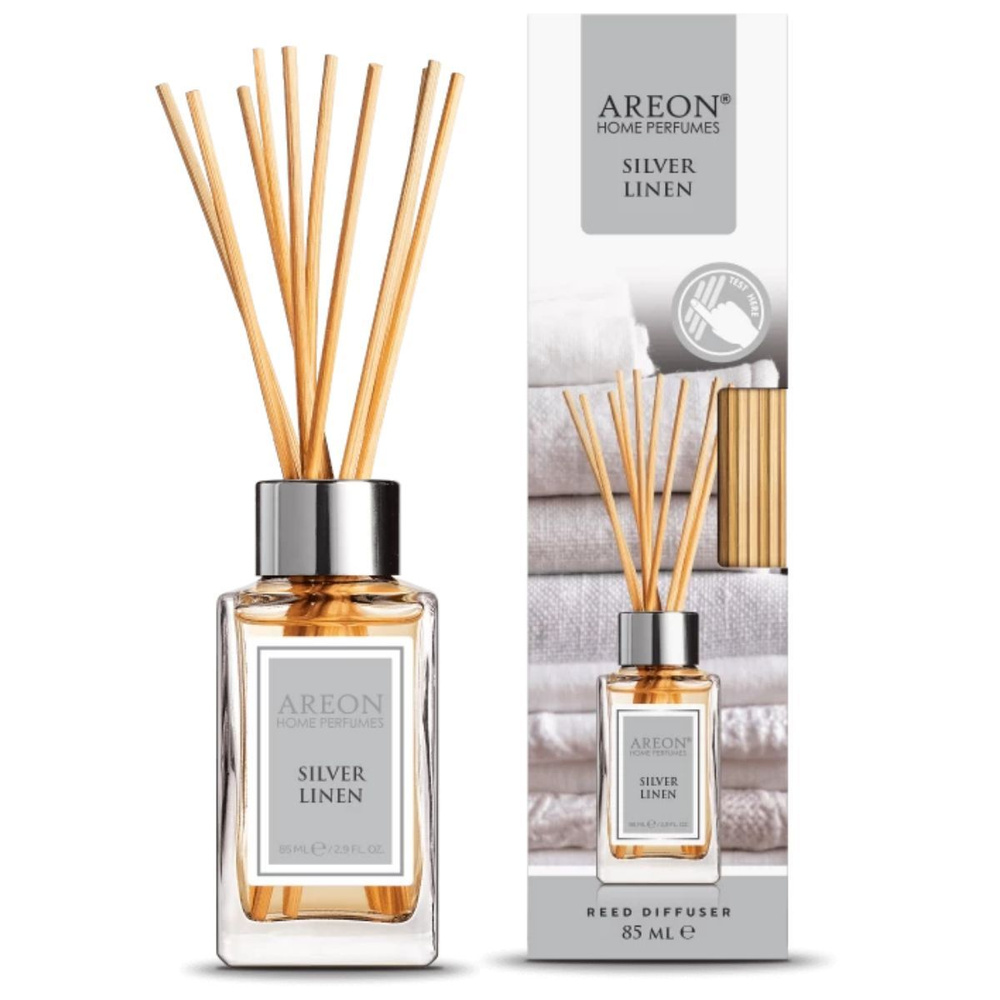 Ароматизатор для дома Areon STICKS Silver Linen Серебряный лён 85 мл  #1