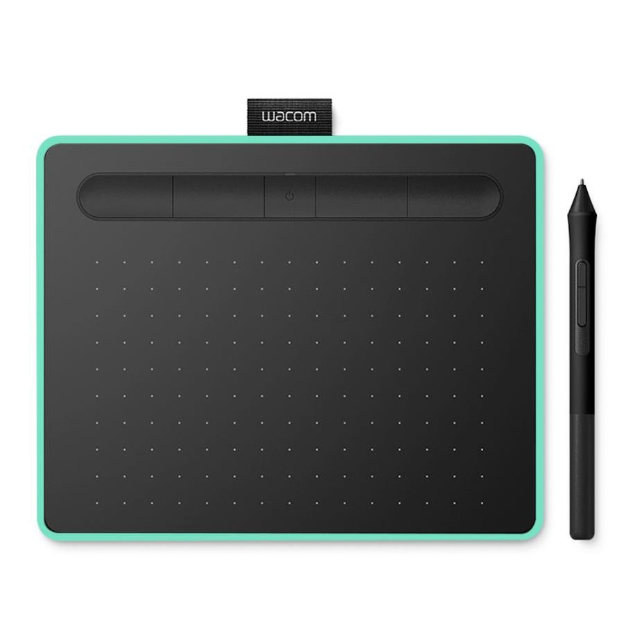 Wacom Графический планшет Intuos Medium Bluetooth, черный, зеленый #1