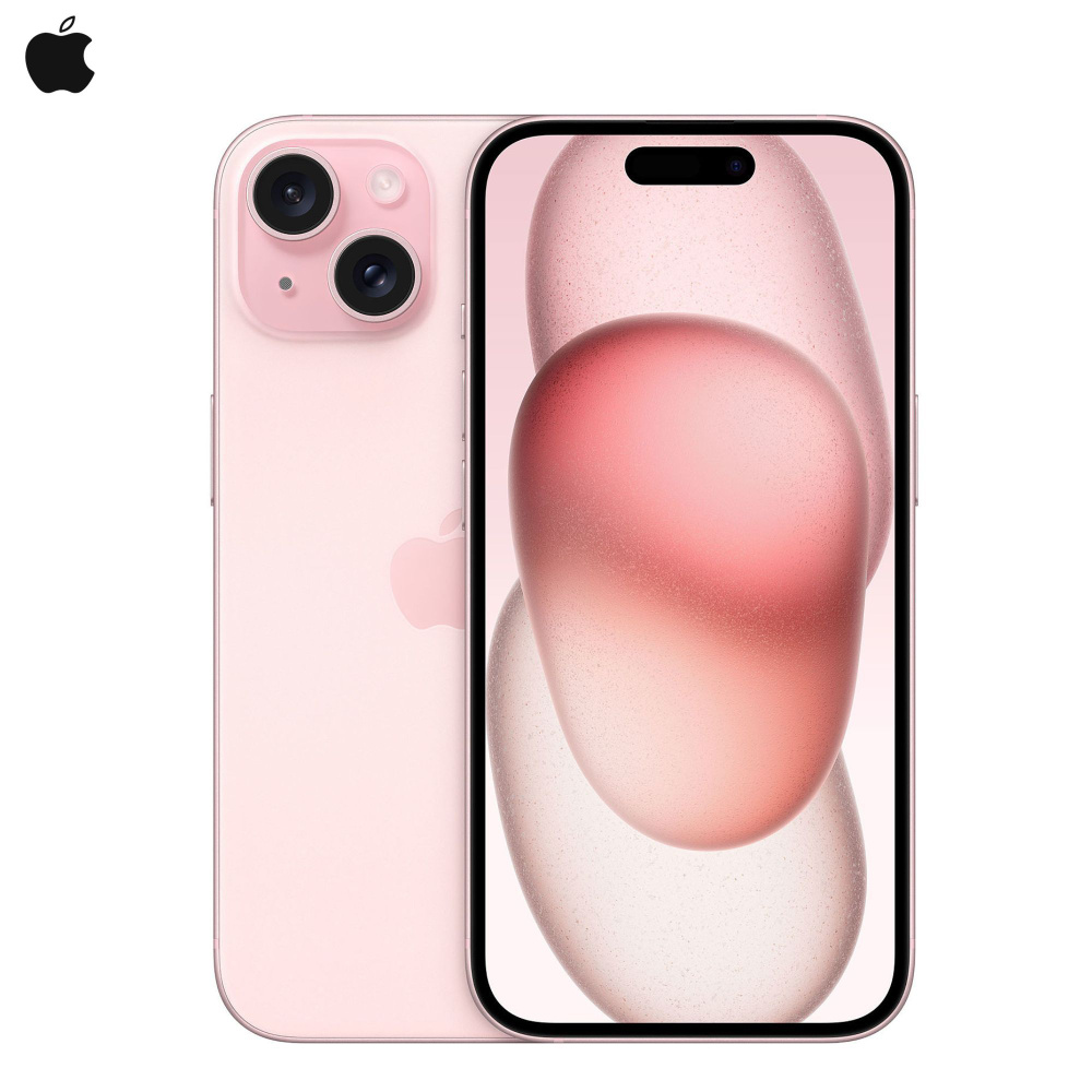 Apple Мобильный телефон Apple iPhone 15 256 Gb, розовый #1