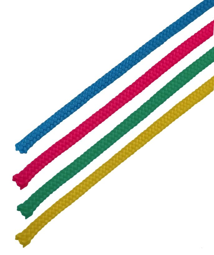 Веревка полипропилен 6 мм цвет мультиколор, на отрез (2 шт.)  #1