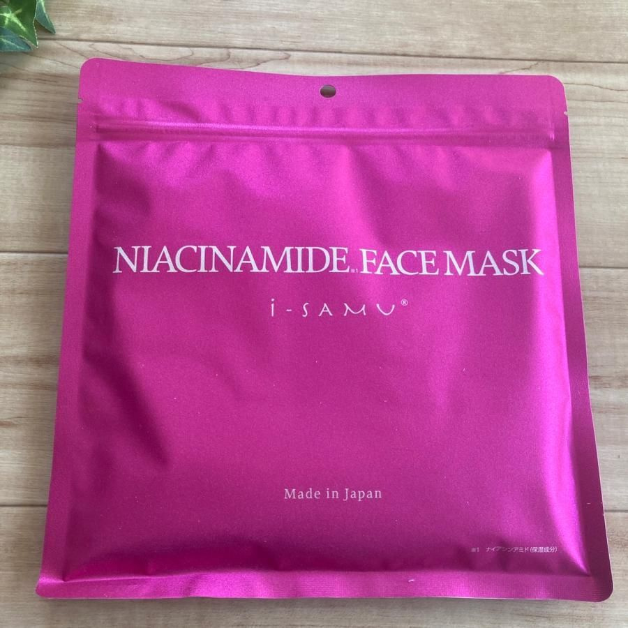 Маска для лица i-samu Niacinamide Face mask с ниацинамидом 30 шт #1