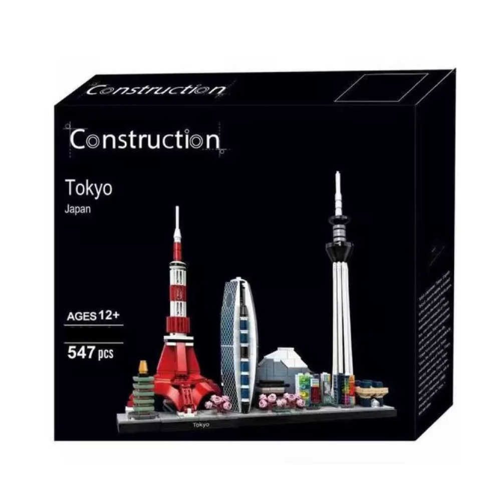 Конструктор пластиковый архитектура Токио / Tokyo / 547 деталей  #1