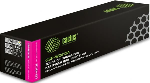 Cactus Тонер-картридж CSP-W2413A, совместимый, Пурпурный (magenta), 1 шт  #1