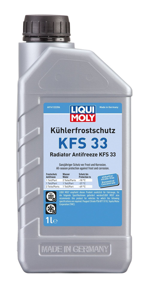 Антифриз-концентрат Liqui Moly "Kuhlerfrostschutz KFS 33" 1л #1