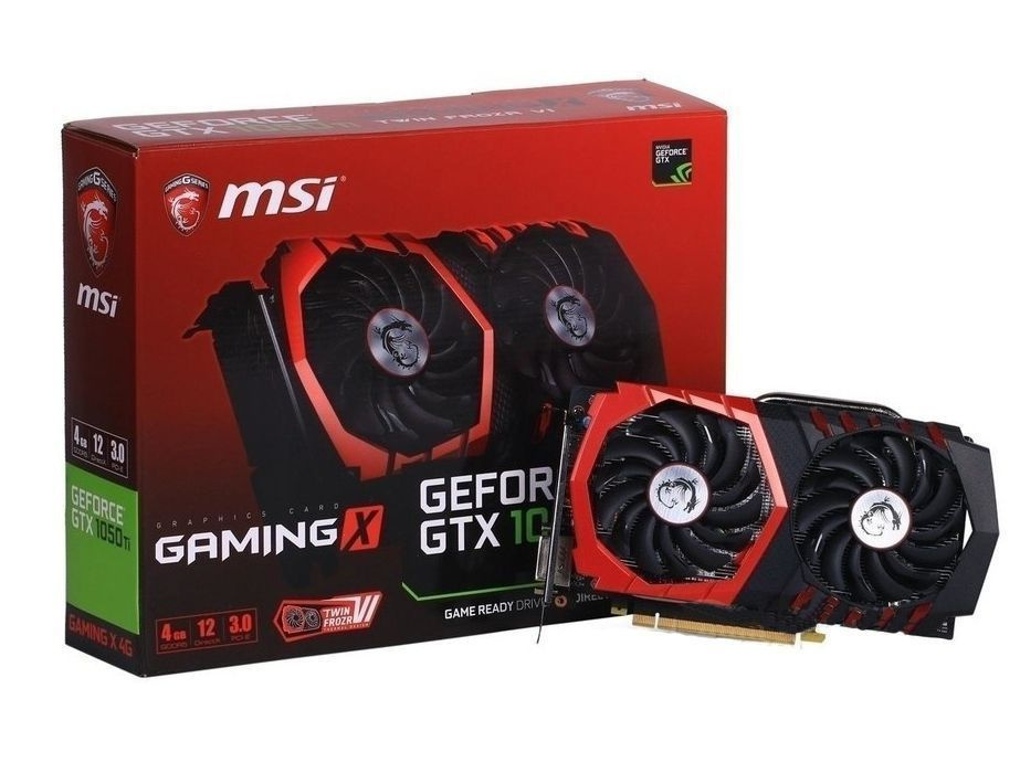 MSI Видеокарта GeForce GTX 1050 Ti 4 ГБ (MSI  GTX 1050 Ti 4 ГБ  GAMING), LHR #1