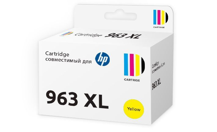 Картридж SP 963XL iY / 3JA29AE желтый с чипом для HP SolutionPrint #1