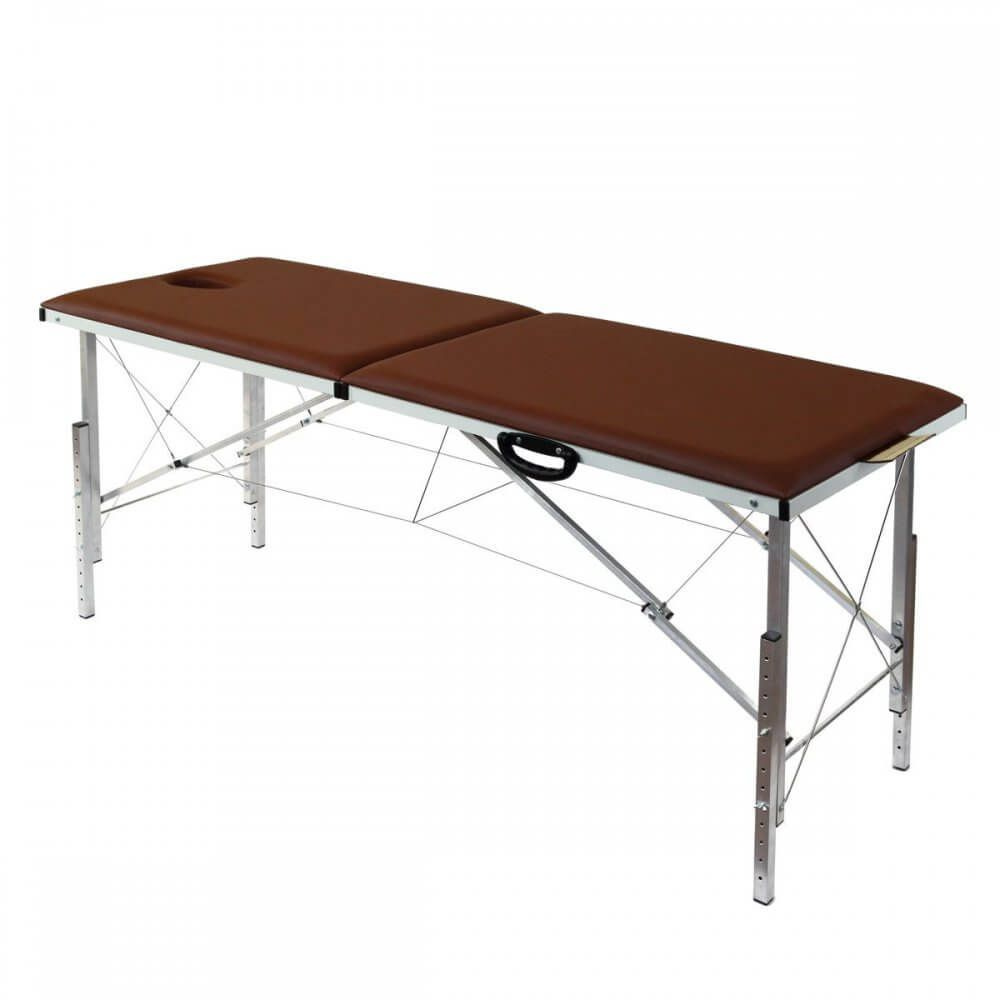 Складной массажный стол Гелиокс ТМИ185 цвет коричневый #1