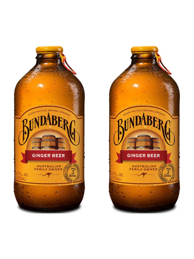 Газированный напиток Bundaberg Diet Ginger Beer Диетический Имбирь 375мл х 2шт  #1