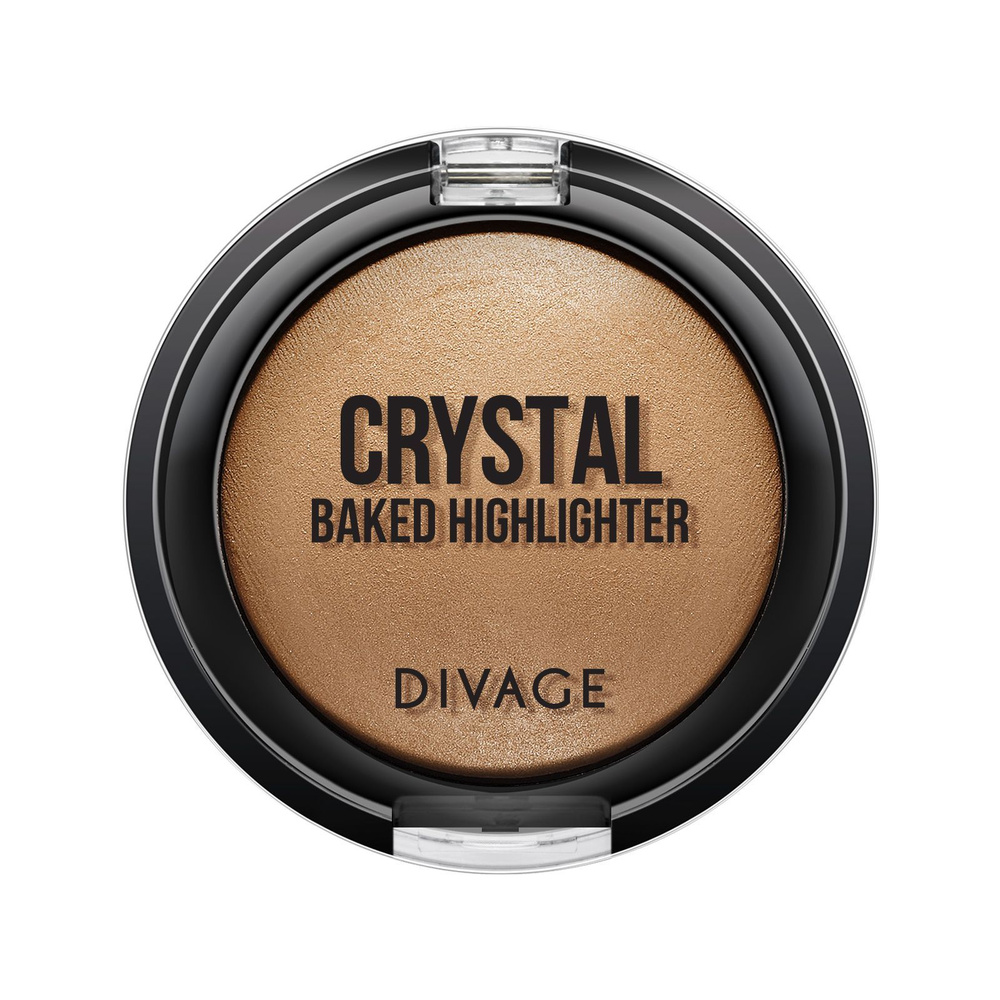 Divage Хайлайтер для лица Baked Crystal Highlighter тон 01 Gold #1