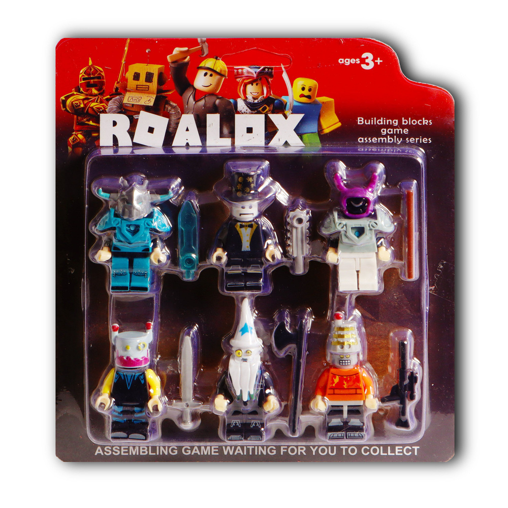 Набор фигурок Роблокс 6 шт., Минифигурки Roblox, Легочеловечки  #1