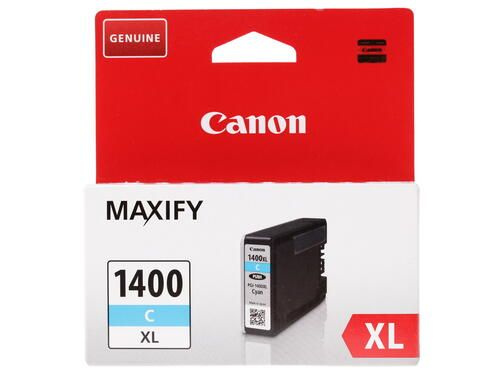 Картридж Canon PGI-1400XL C голубой Canon, оригинальный, 1200 страниц, 1 шт  #1