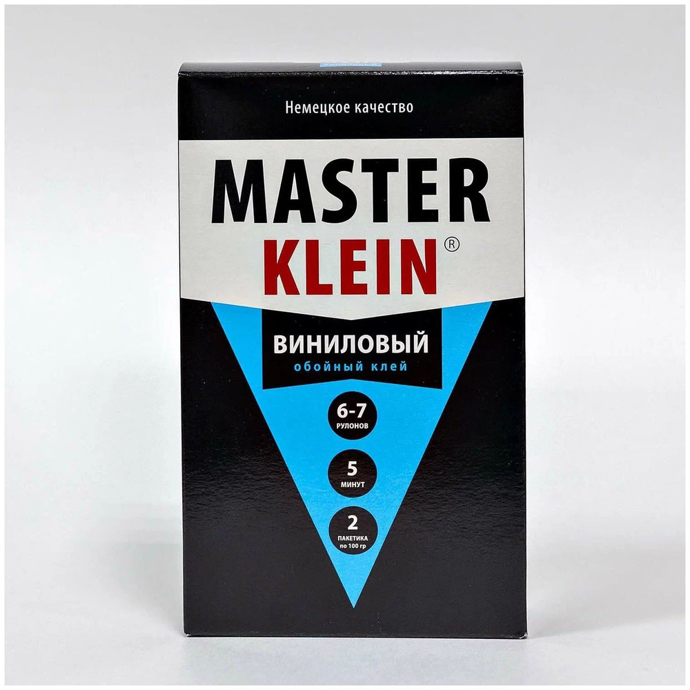 Клей обойный "Master Klein" виниловый 250гр (8-9рулонов, 40м2) жест.пачка  #1