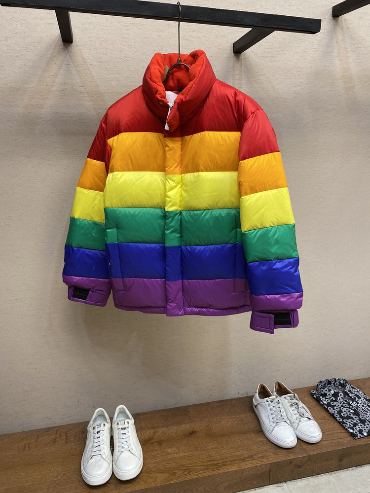 Burberry rainbow shop puffer jacket