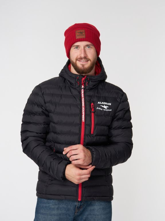 Куртка Alaskan Juneau Black M утепленная стеганая черный /красный  #1