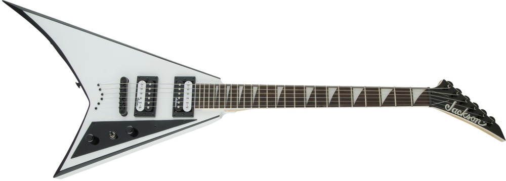 Jackson Электрогитара JS Series Rhoads JS32T, Amaranth Fingerboard, White with Black Bevels 6-струнная, #1