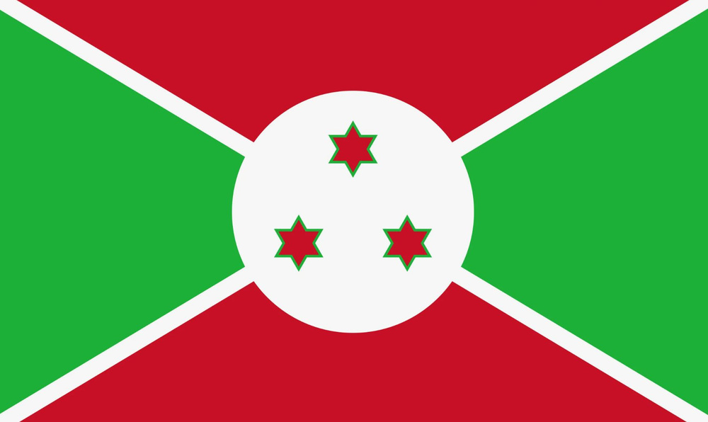 Флаг Бурунди 40х60 см с люверсами #1