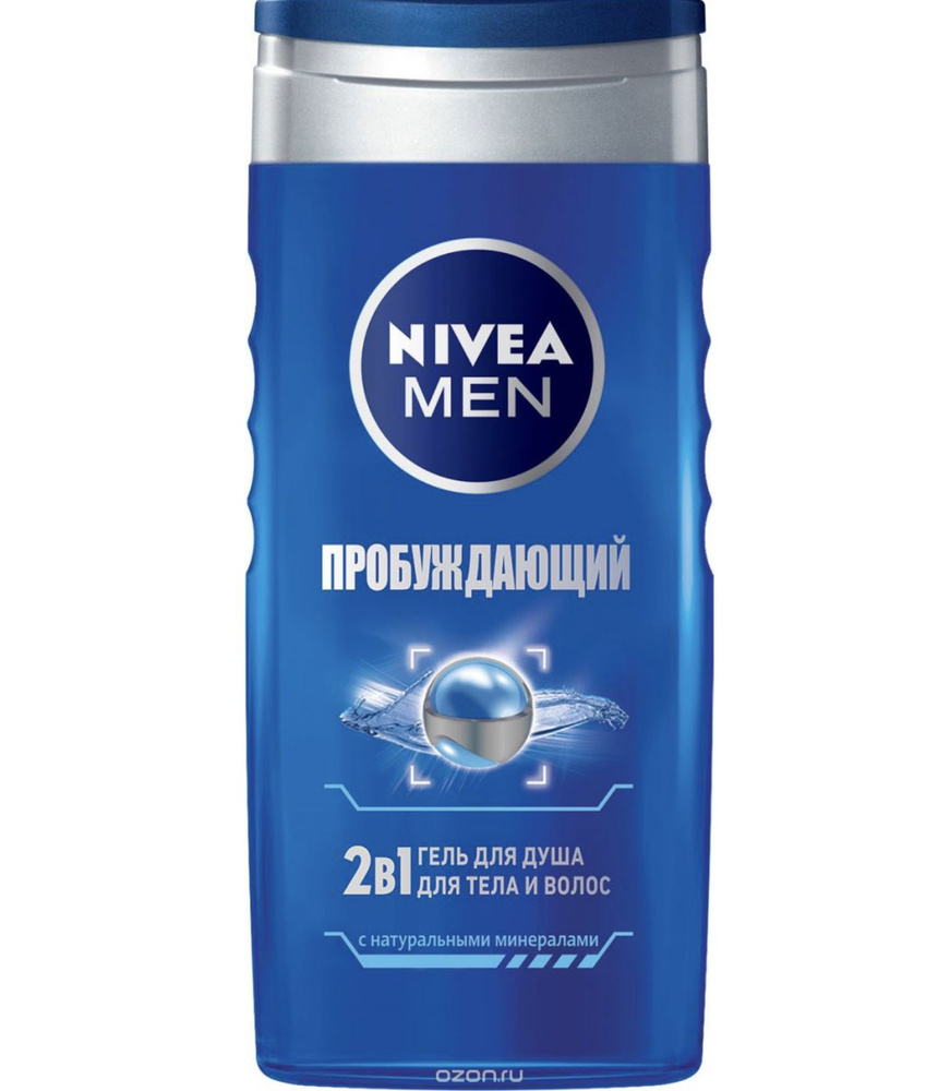 Нивея / Nivea For Men - Гель для душа Пробуждающий с морскими минералами мужской, 250 мл  #1