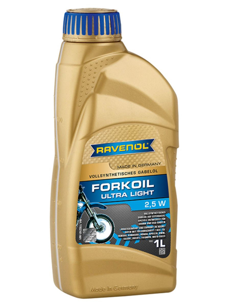 Вилочное масло RAVENOL Forkoil Ultra Light 2,5W, 1 литр #1