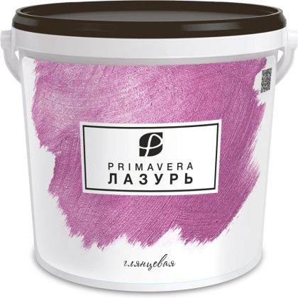 Лазурь декоративная PRIMAVERA Silver Crystal 1л (0,9 кг) #1