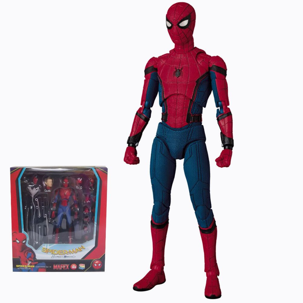 Фигурка Человек Паук / Spider Man MAFEX 103 (18см) #1