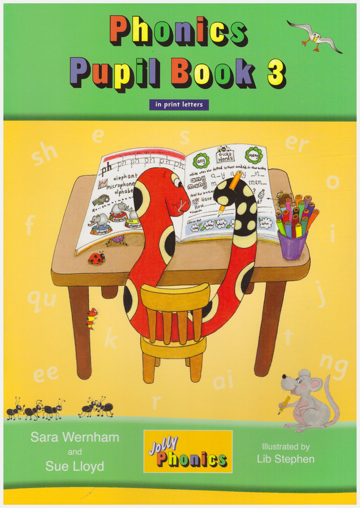 Учебник Jolly Phonics Pupil's Book 3 in Print Letters (Colour) | Lloyd Sue, Wernham Sara #1