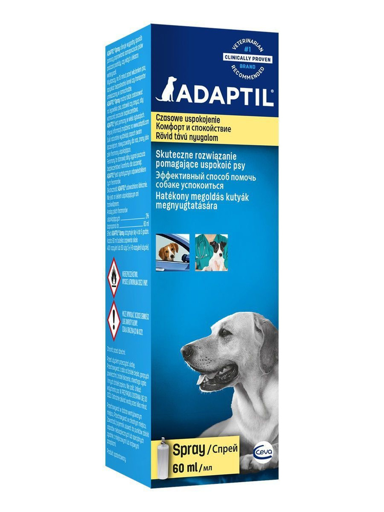 Спрей Ceva Adaptil/Адаптил для собак для нормализации поведения, 60 мл  #1