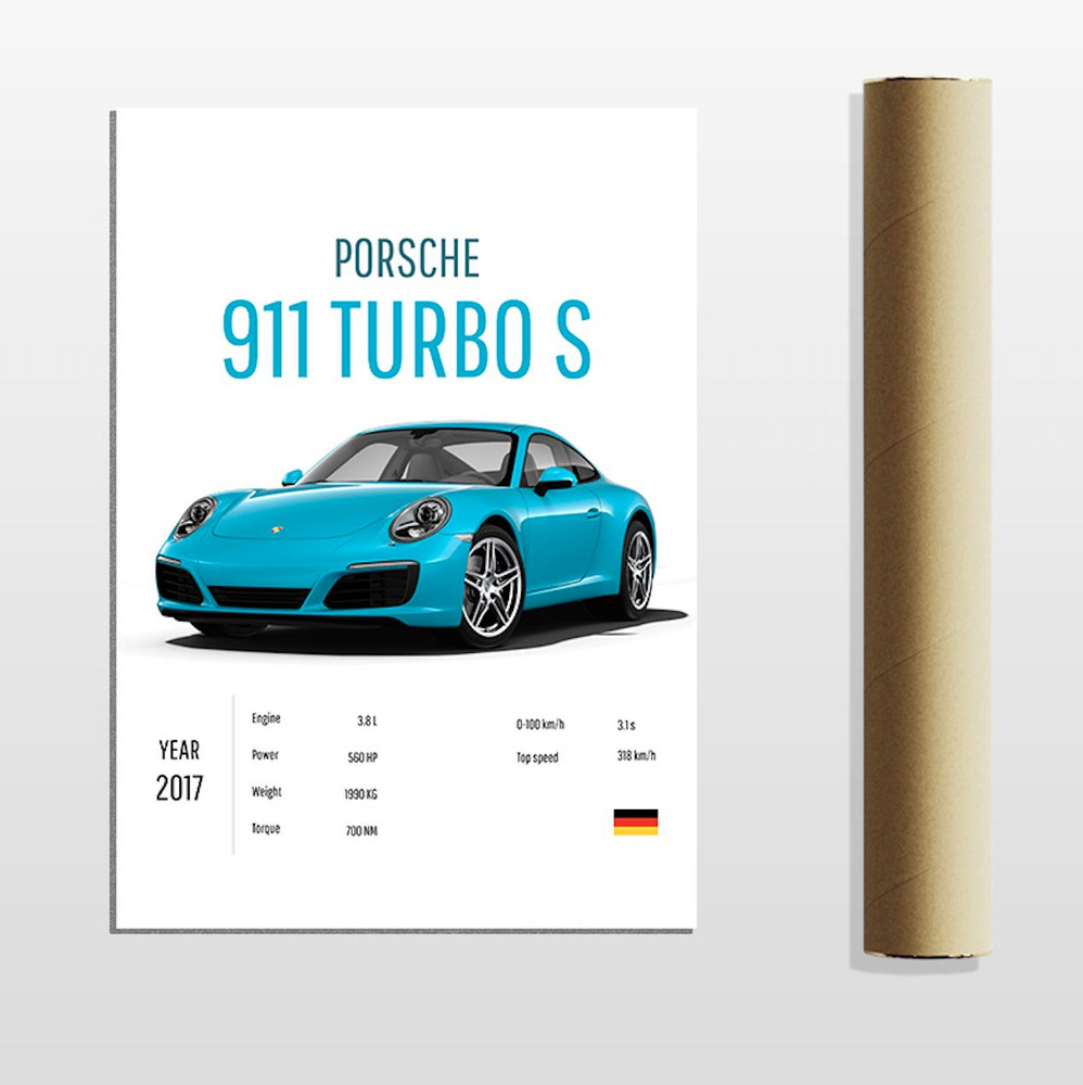 Постер PORSCHE 911 #1