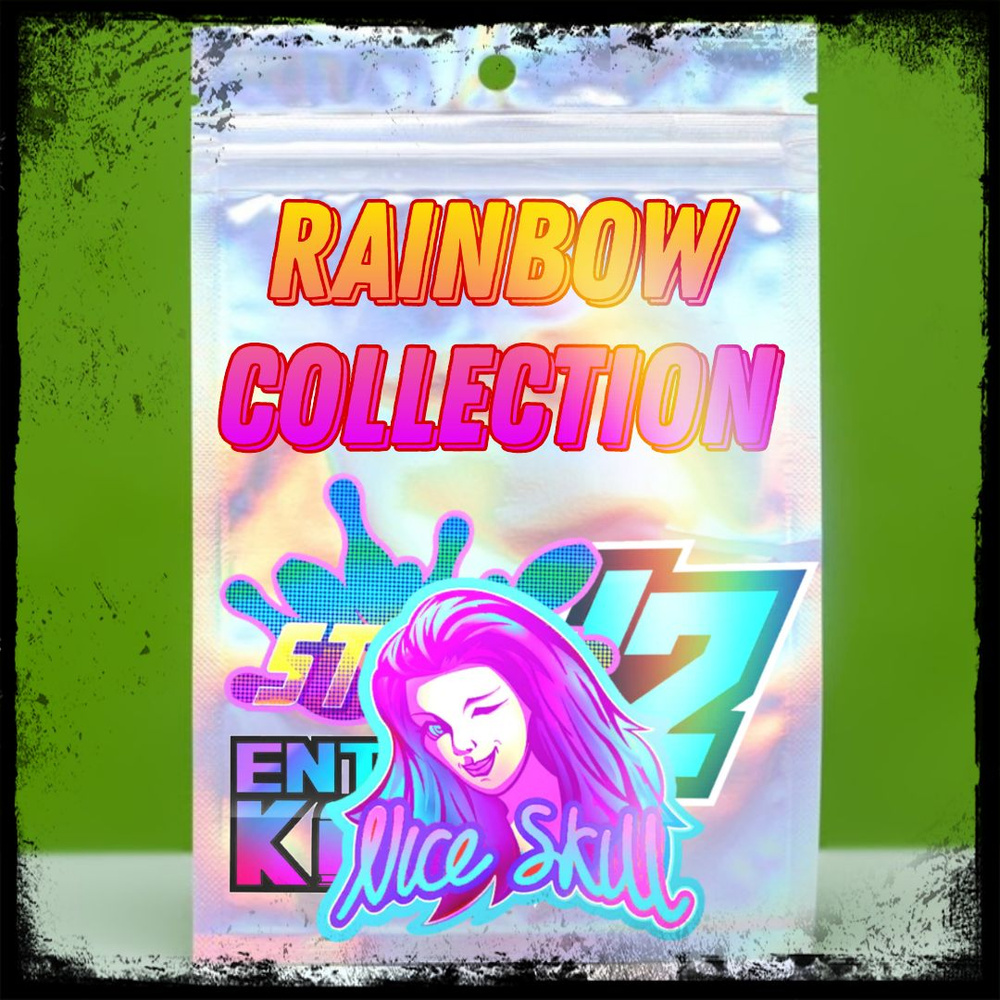 Стикерпак Rainbow Collection ,Набор стикеров для геймеров по мотивам игры Standoff 2 для кастомизации #1