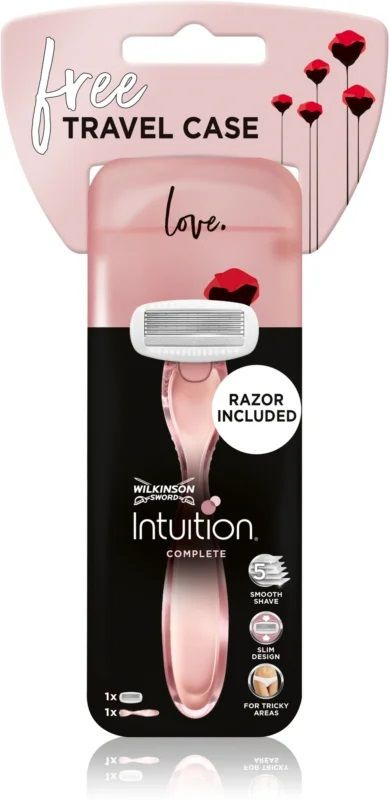 Wilkinson Sword Intuition Complete / Бритва женская с 1 кассетой и дорожным футляром  #1