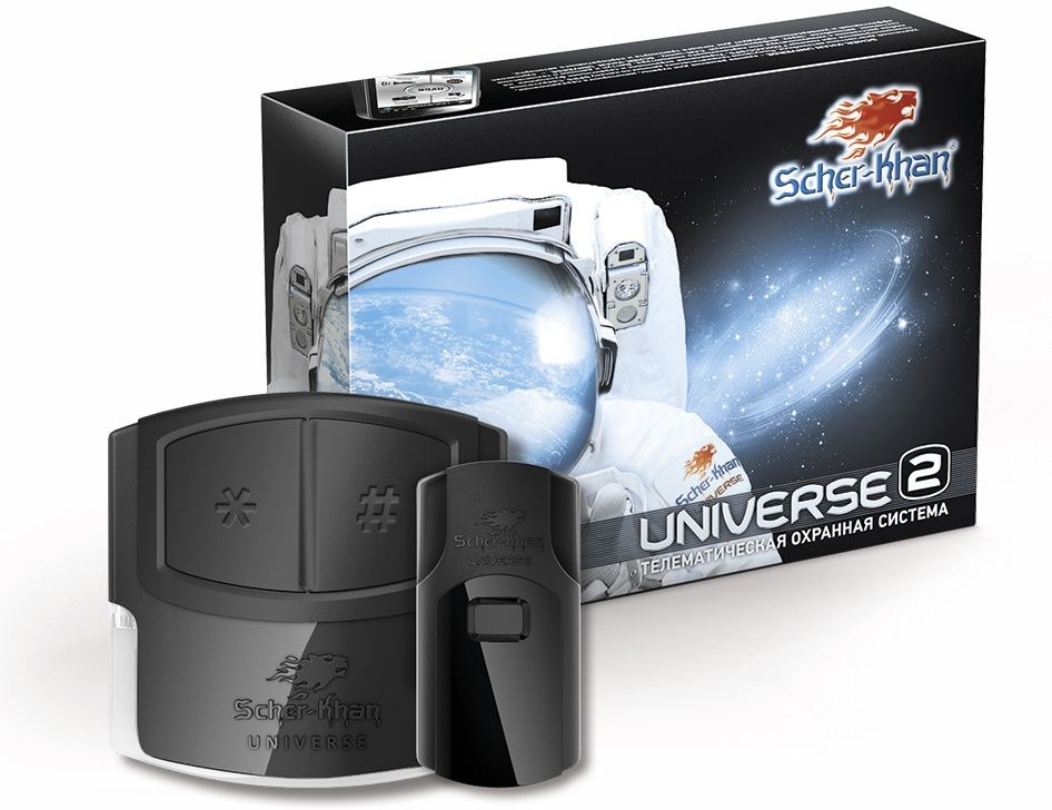 Охранная система Scher-Khan Universe 2 брелок без ЖК дисплея #1