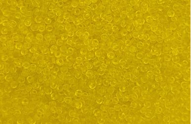 Бисер "ASMAR" размер №6, вес: 450 г, жёлтый матовый прозрачный  #1