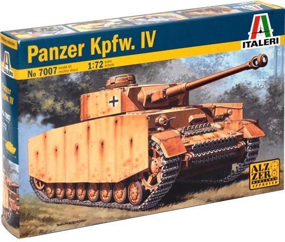 Сборная модель Немецкий танк Panzer IV (1/72)7007-Ital #1