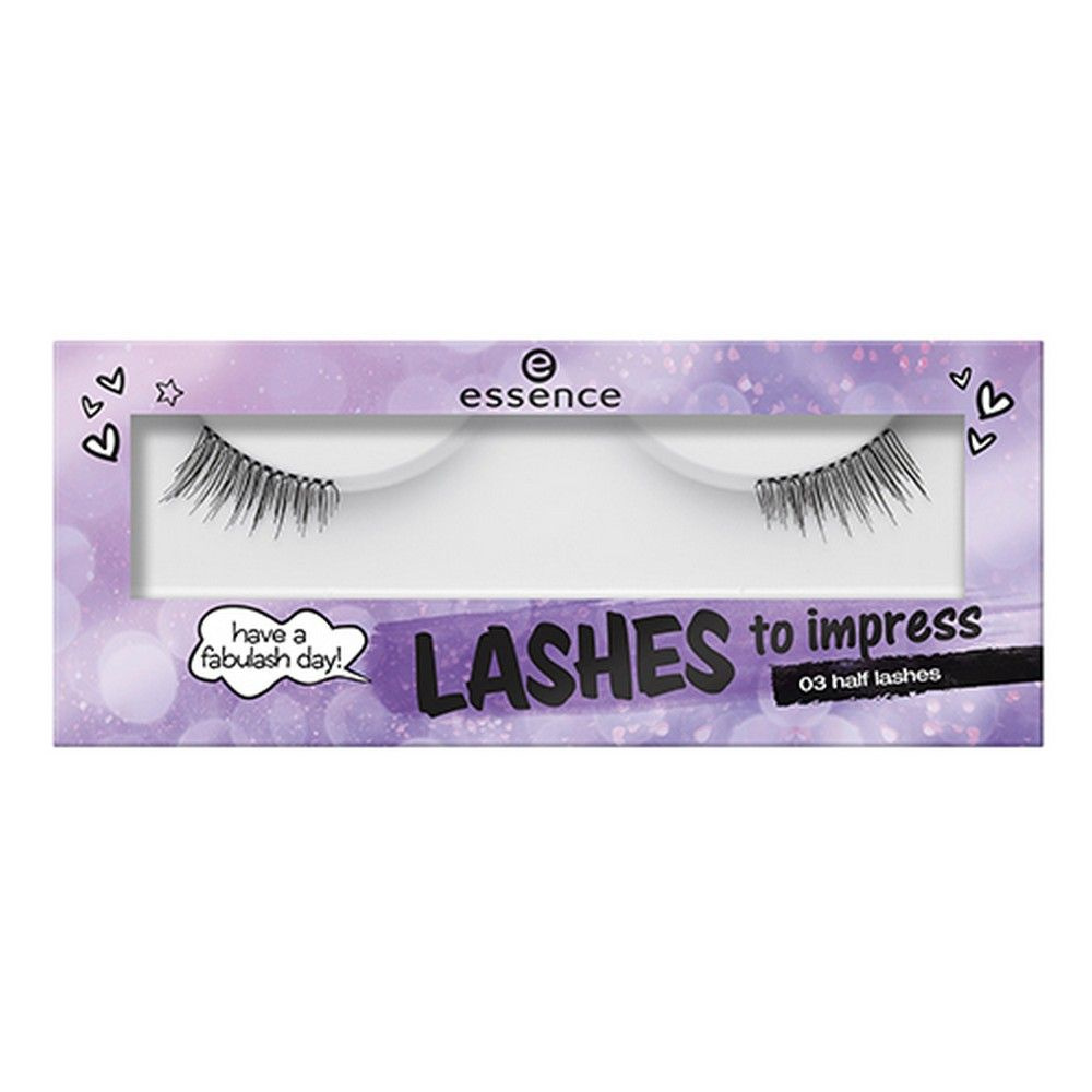 Накладные ресницы ESSENCE LASHES TO IMPRESS 03 half lashes - 1 шт #1