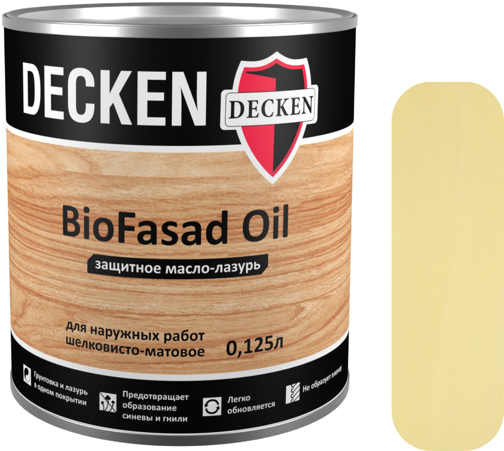 DECKENBioFasadOil/Woodсосна/0,125л(ЕК) (OLD) #1