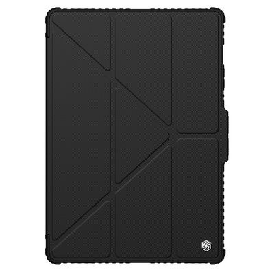 Защитный чехол Nillkin Bumper Leather Case Pro Multi-angle Черный для Samsung Galaxy Tab S9+ 5G  #1