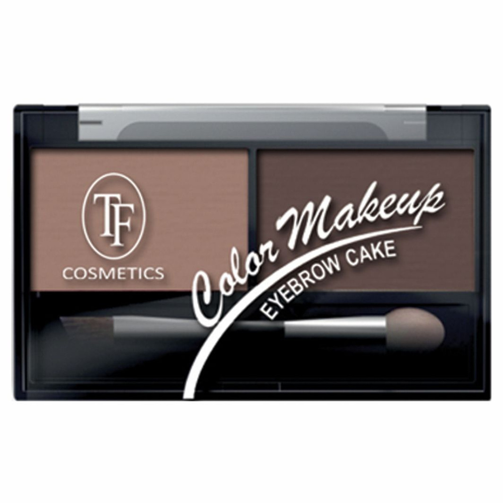 TF cosmetics Тени для бровей Набор для коррекции бровей Eyebrow Cake, тон 02 Beige brown/бежево-коричневая #1