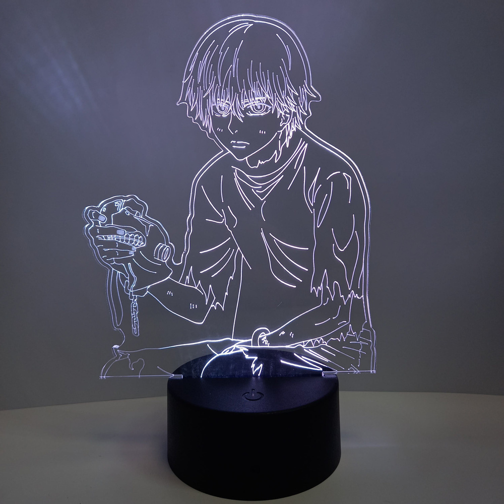 3D светильник-ночник, лампа по аниме: Токийский гуль #1