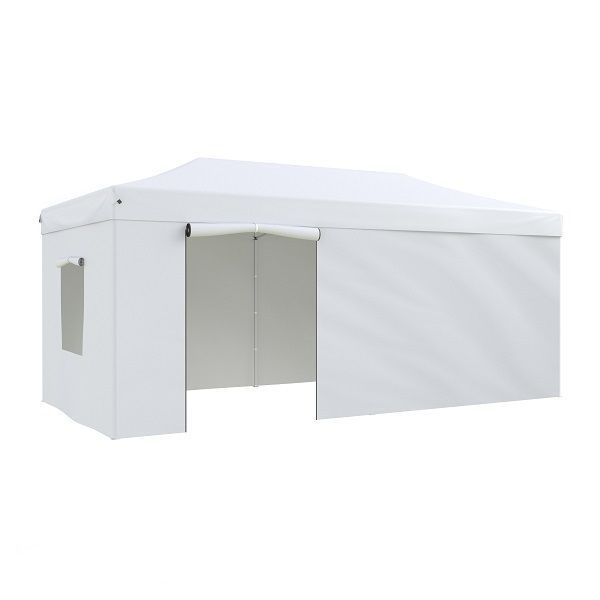 Тент-шатер быстросборный Helex 3x6х3м белый #1