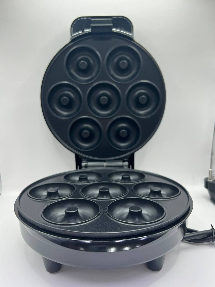 DSP Аппарат для пончиков DSP-1316 1000 Вт, серебристый, черный #1