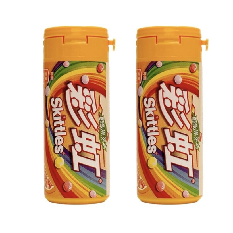 Жевательные конфеты Skittles Fruit Tea Flavor (фруктовый чай), 30 г х 2 шт  #1