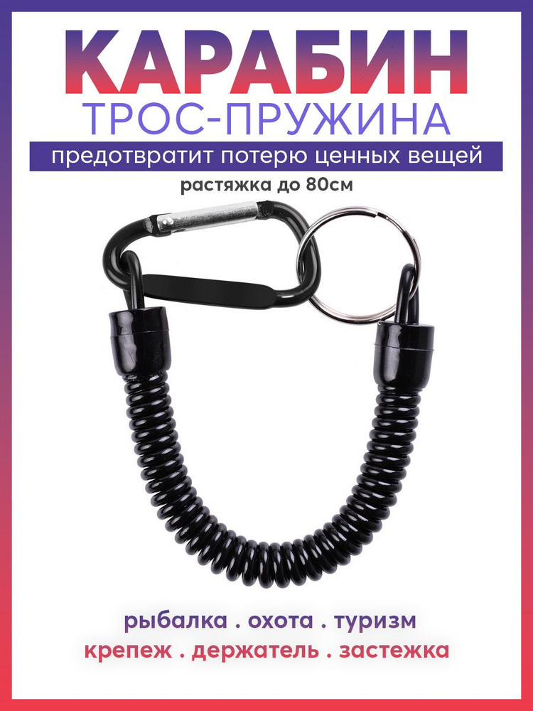 Carabiner Карабин вспомогательный, длина: 200 мм, 1 шт #1