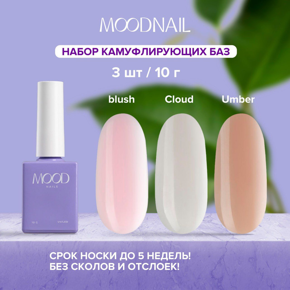 Набор камуфлирующих баз (blush,umber,cloud), 3 шт. #1