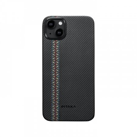 Чехол Pitaka Fusion Weaving MagEZ Case 4 для iPhone 15 Plus (6.7"), Rhapsody, кевлар (арамид)  #1