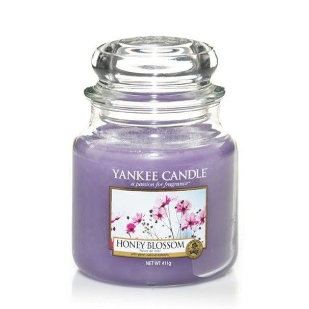 Yankee Candle Свеча ароматическая "медовый цветок", 13 см х 9.5 см, 1 шт  #1