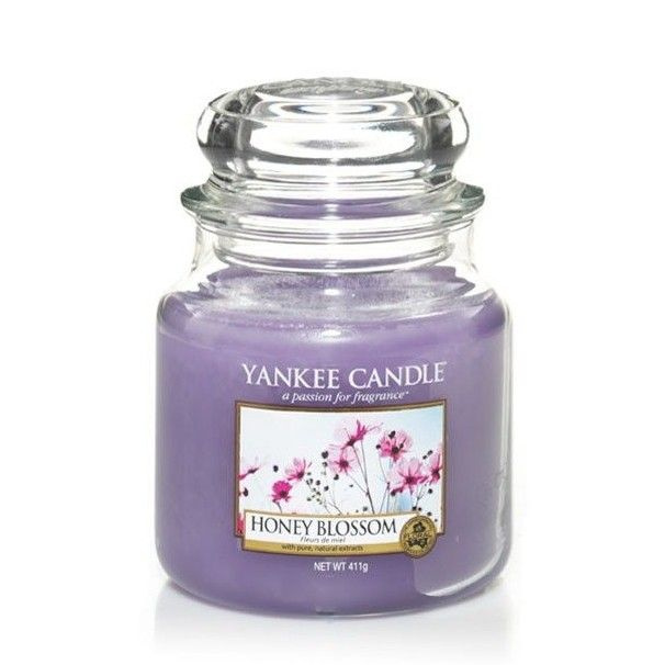 Ароматическая свеча в банке МЕДОВЫЙ ЦВЕТОК 411гр, Yankee Candle, США  #1