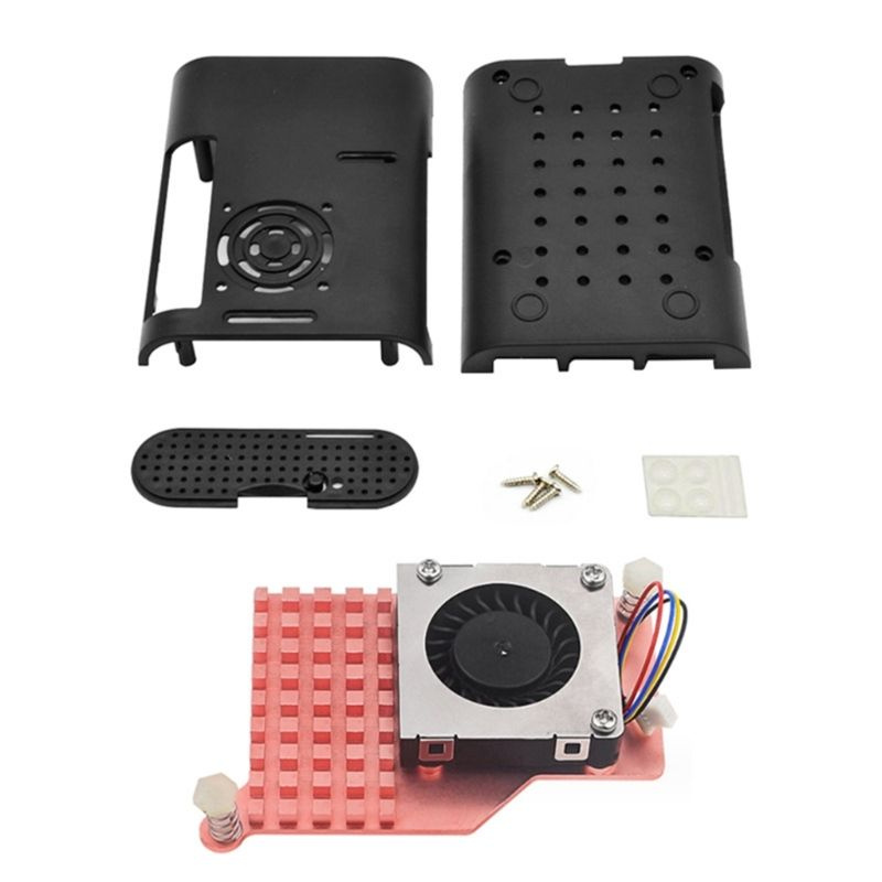 Подходит для Raspberry pi 5 Корпус - Корпус Медные радиаторы - купить с ...