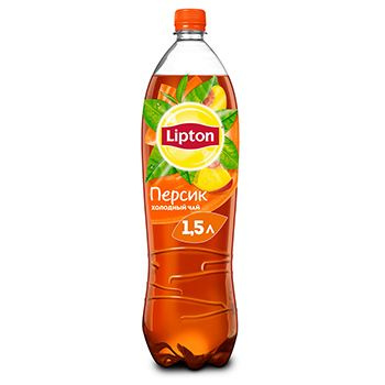 Холодный чай Lipton со вкусом персик 1.5 л, Россия #1